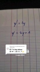 Équations différentielles terminales spe maths