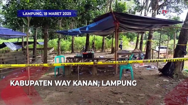 Beginilah Penampakan Lokasi Sabung Ayam Lampung yang Sebabkan Anggota TNI Tembak Polisi di Lampung