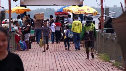 b'Problemas no trapiche flutuante em Icoaraci '