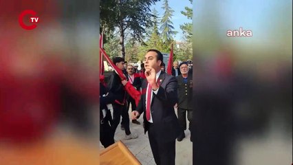 Konya'daki 18 Mart töreninde skandal