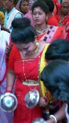 The girl danced and played beautifully.