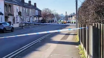 Walsall street cordoned off after man in 20s stabbed