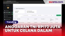 Publik Temukan Anggaran TNI untuk Beli Celana Dalam, Nilainya Tembus Rp 172 Juta
