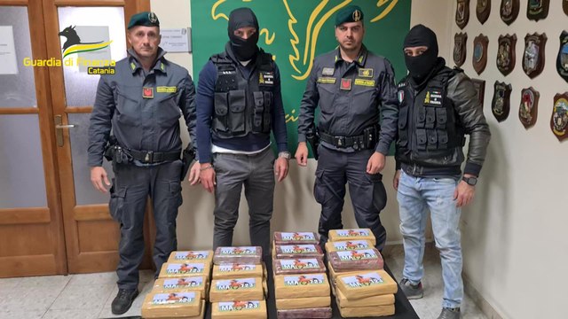 Catania, traffico di droga: 6 arresti e sequestri per 7,7 milioni (18.03.25)