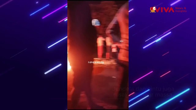 WARGA NGAMUK! Serang Kantor Polisi Gegara ini