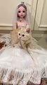 Furry Love Story! 🐾💘 Cat's Sweet Wedding with a Doll part 2