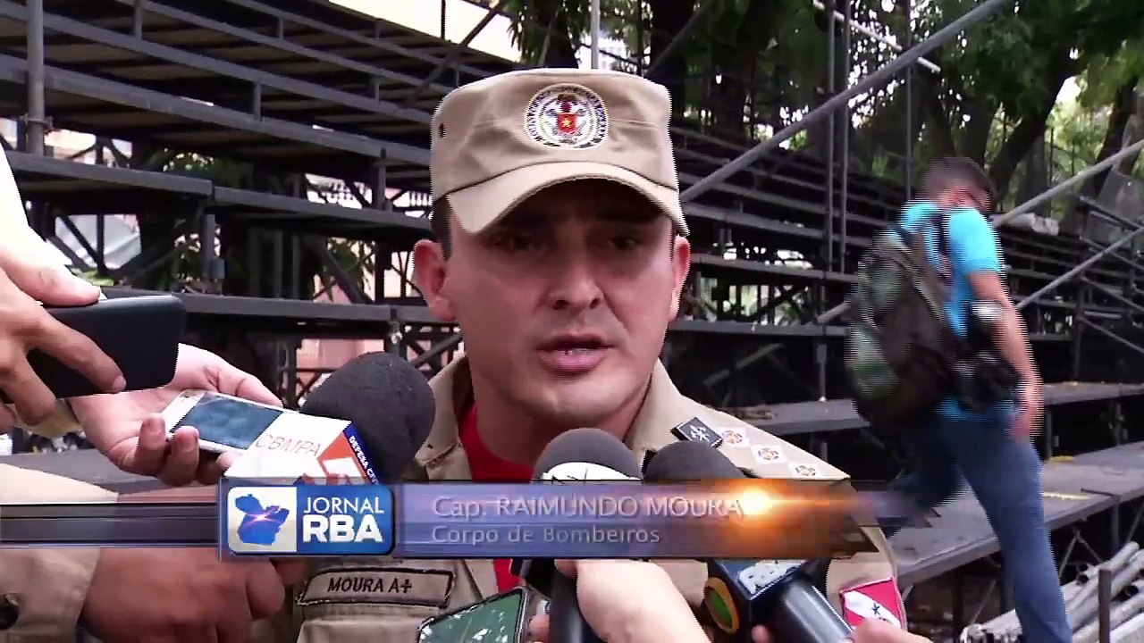 b'Bombeiros vistoriam arquibancadas '