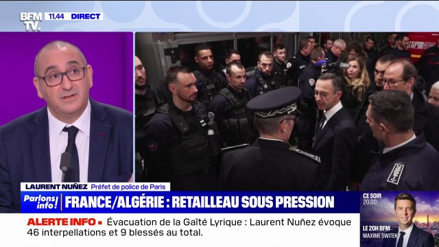 Laurent Nuñez (préfet de police): “On a une difficulté importante avec la reconduite des ressortissants algériens