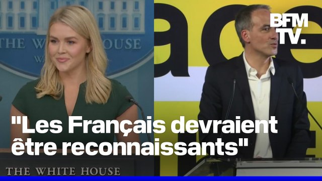 Rendez-nous la statue de la liberté : la Maison Blanche répond à Raphaël Glucksmann