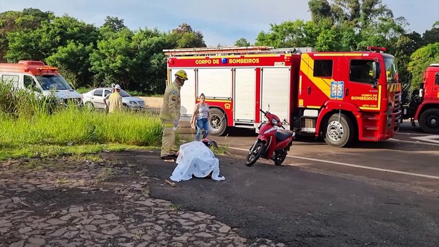 Corpo de Bombeiro, Samu e Siate atendem vítimas de acidente na PRc-467