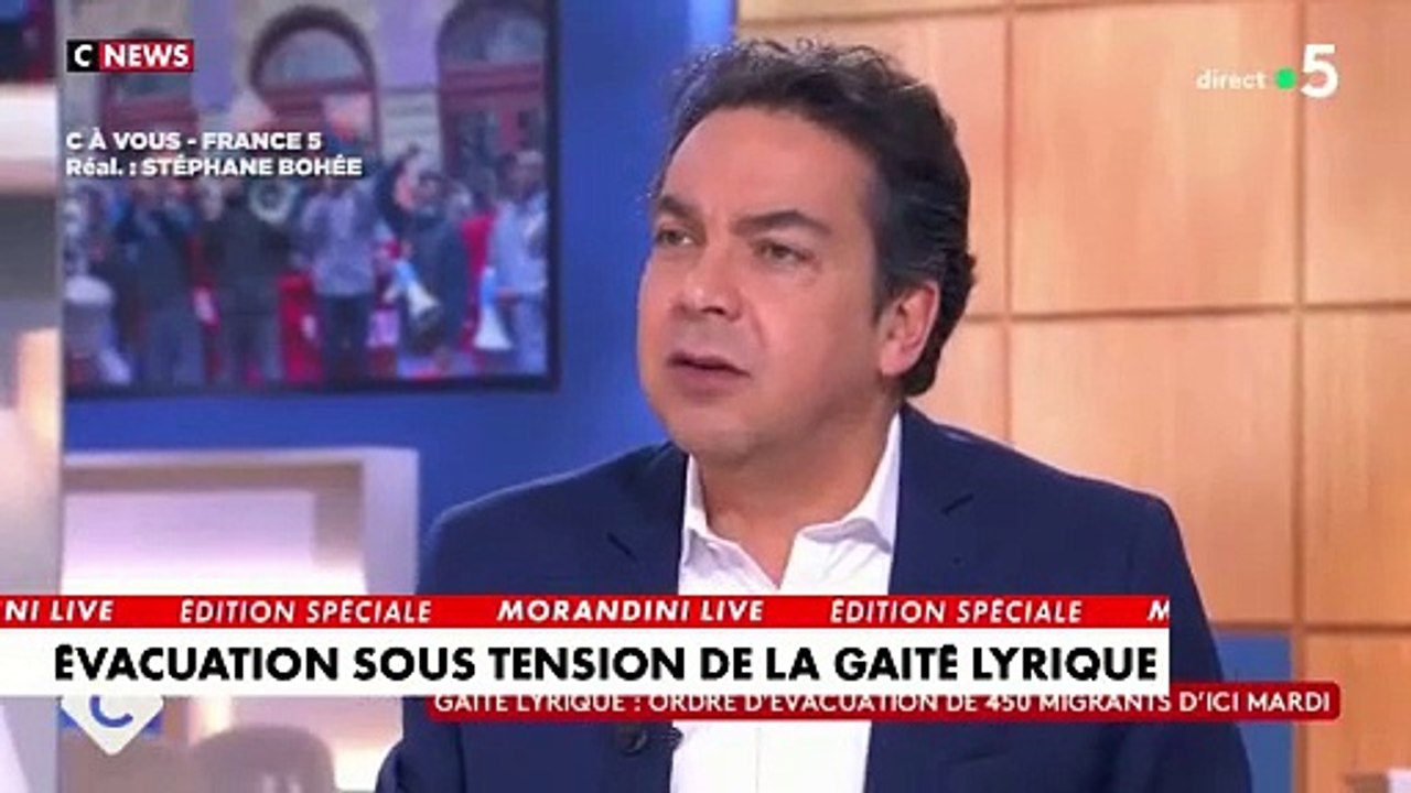 Gaîté Lyrique - Patrick Cohen de France 5 affirme que les migrants "n'embêtaient personne !" : Regardez la réponse en images de "Morandini Live" ce matin sur CNews - VIDEO