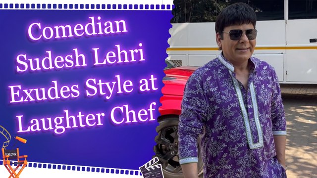 Sudesh Lehri Made Fashion Statement In Traditional Outfit At Laughter Chef Studio 