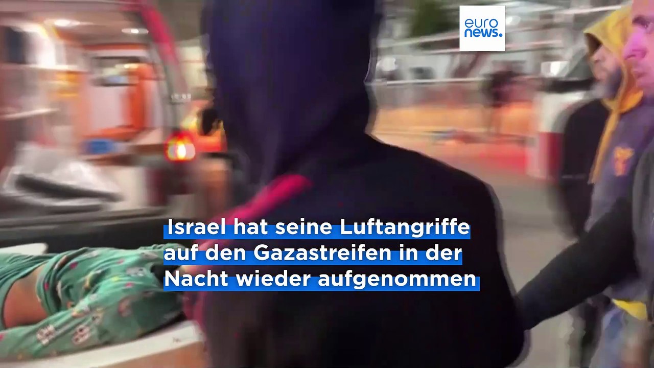 Hunderte Tote bei neuen, massiven israelischen Luftangriffen auf Gazastreifen