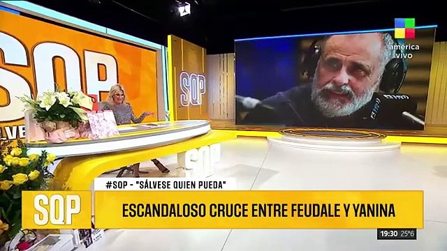 Yanina Latorre destrozó a Jorge Rial ' Sos un cagón '