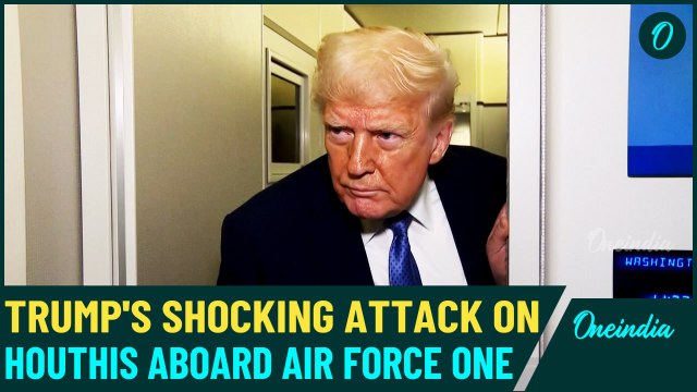 Trump’s Shocking ‘ATTACK’ Threat to Houthis Onboard Air Force One | U.S to Attack Houthis Again?