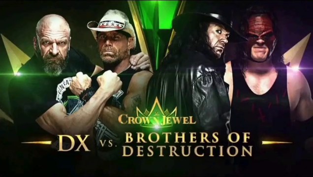 WWE Crown Jewel 2018 - DX vs Brothers of Destruction (Tag Team Match)