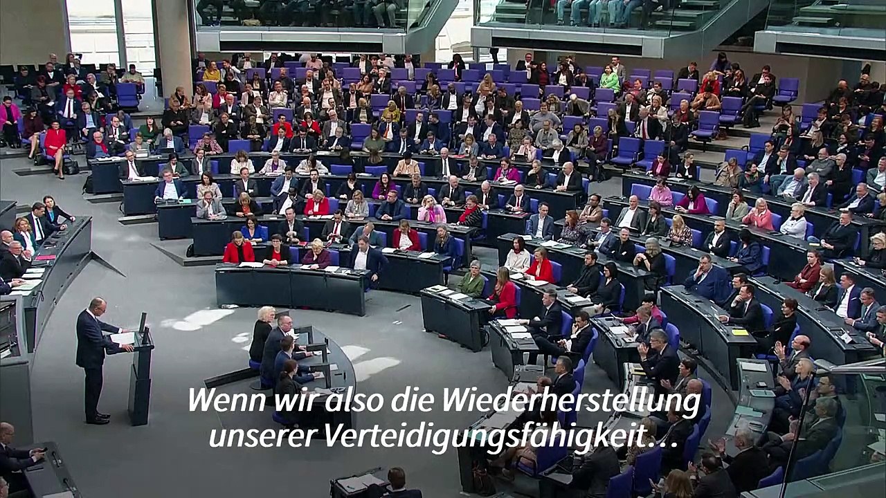 Merz: können grundgesetzänderungen "mit gutem gewissen beschließen"