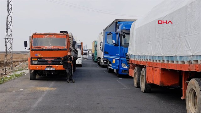 Habur Sınır Kapısı'nda araç kuyruğu
