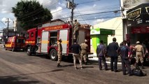 b'Princpio de inc\xaandio em loja no bairro do Marco'