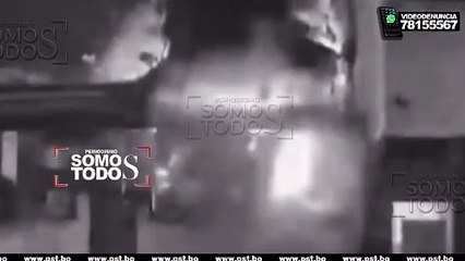 cámaras de  seguridad captan el hecho