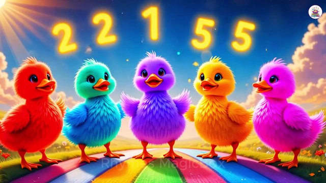 5 Little Ducks(Learn Colors Song) | Lalafun Nursery Rhymes & Kids Songs