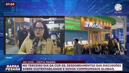 b'3\xc2\xba dia na COP-29: Sustentabilidade e novos compromissos globais'