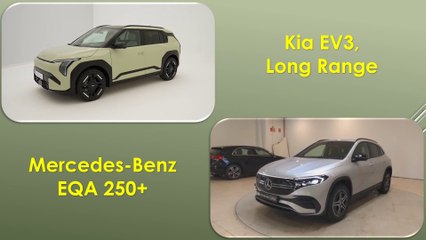 2025 Kia EV3, Long Range VS Mercedes-Benz EQA 250+