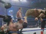 The undertaker & batista vs Edge & Randy Orton