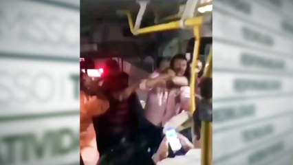 b'Uma cena de importunac?a?o sexual dentro de um o?nibus em Bele?m'