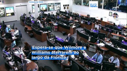Astronautas da NASA regressam à Terra após 9 meses no espaço
