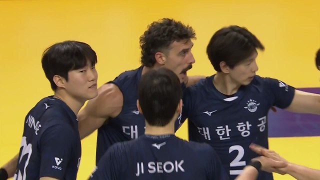 대한항공, 플레이오프 앞두고 KB손보에 완승 / YTN