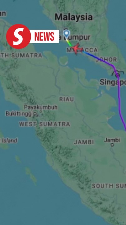 Flight MH720 lands safely at KLIA after declaring emergency mid-flight