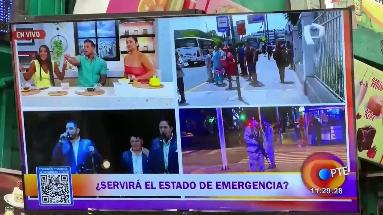 Se espera en Lima un aumento de medidas de seguridad tras el anuncio del estado de emergencia