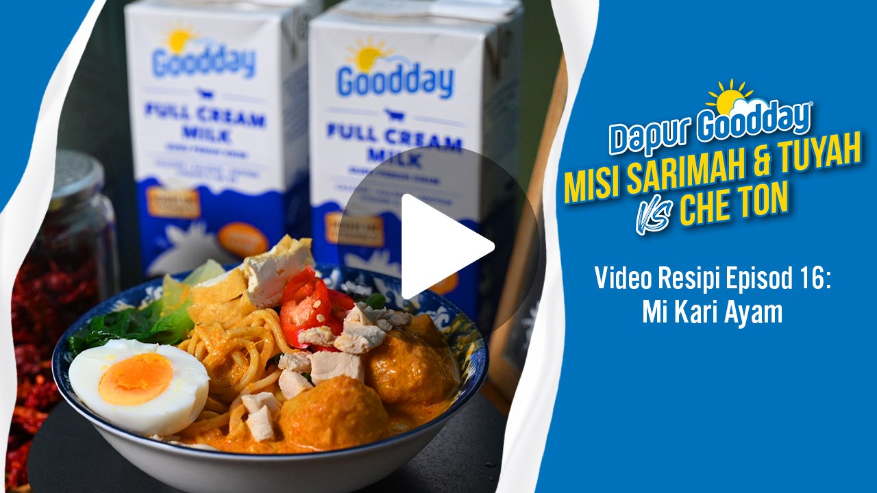 Resipi Mi Kari Terpaling Onz | Dapur Goodday: Misi Sarimah & Tuyah VS Che Ton [Kapsul]