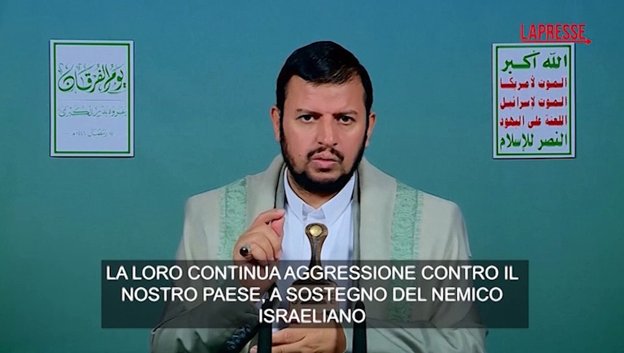 La minaccia del leader degli Houthi: "Se attacchi Usa continueranno, risponderemo con azioni ancora pi? dolorose"