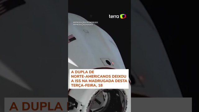 Astronautas iniciam volta à Terra após nove meses ‘presos’ no espaço #shorts