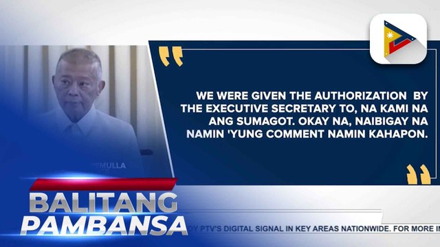 DOJ to represent PH gov’t after OSG refused to respond to petitions for writ of habeas corpus