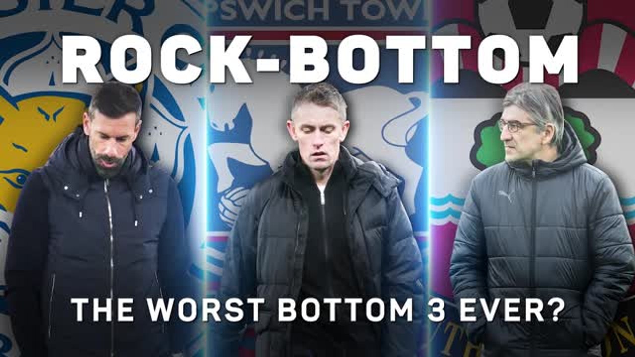 Rock-bottom: the Premier League's worst bottom three ever? - فيديو ...