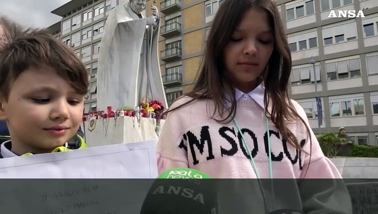 Papa ricoverato, la lettera dei bambini della Diocesi di Aversa