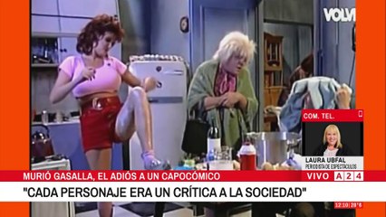 ⚫ ADIÓS A ANTONIO GASALLA: EL RECUERDO DEL CAPOCÓMICO CON LAURA UBFAL