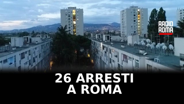 Blitz antidroga, 26 arresti a Roma