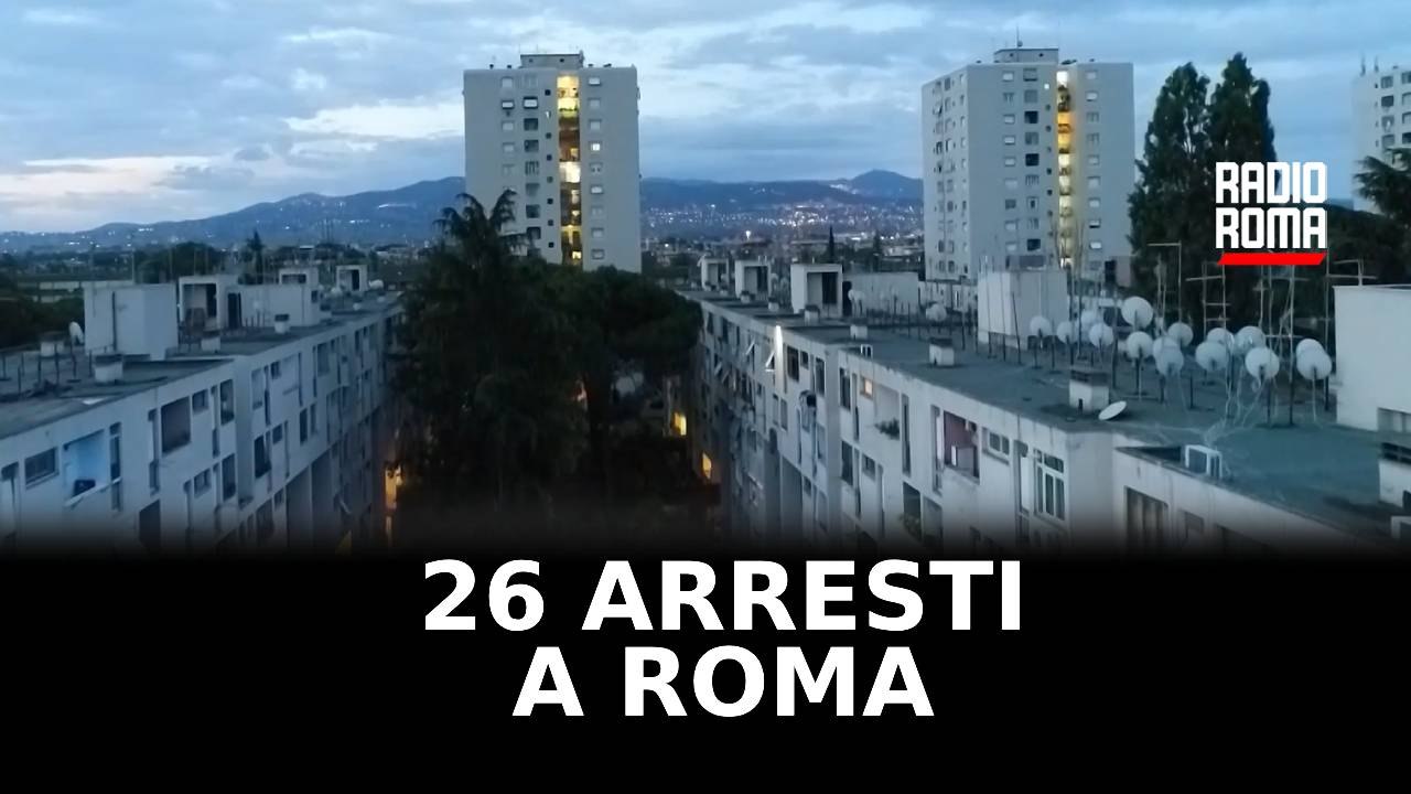 Blitz antidroga, 26 arresti a Roma