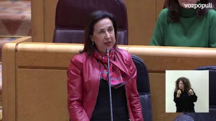 La amenaza de Robles a un senador del PP: "Si no tuviese inmunidad, le pondría una querella"