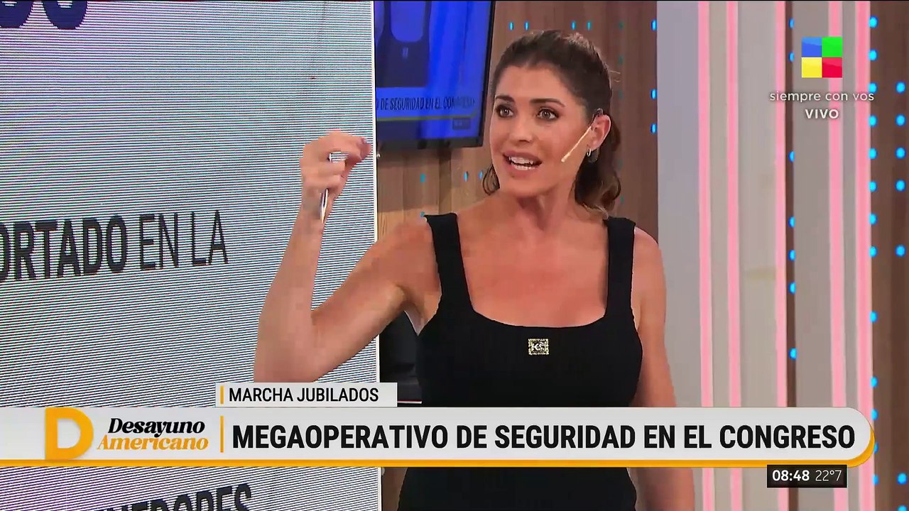 Mega operativo de seguridad en el Congreso por la nueva marcha de jubilados