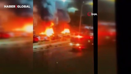 Las Vegas'ta Tesla araçlar molotof kokteyliyle kundaklandı