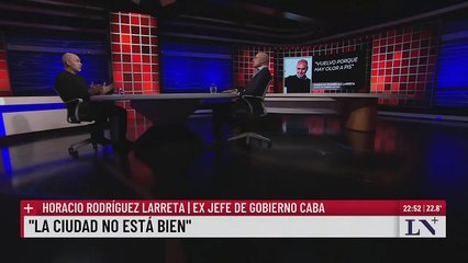 Horacio Rodríguez Larreta: “hay olor a pis”