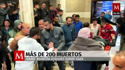 Nuevos ataques de Israel en Gaza dejan más de 200 muertos, reportan medios