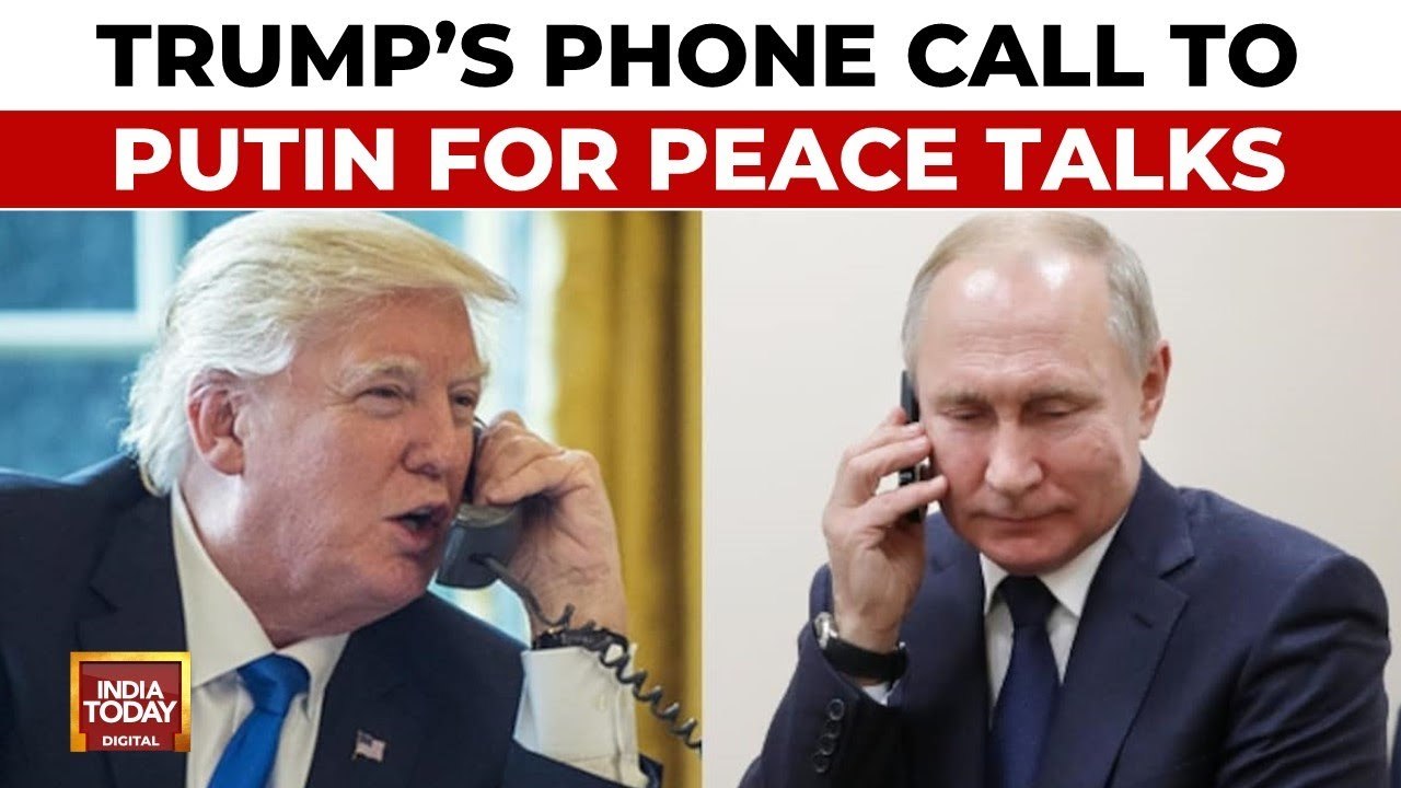 Donald Trump dials Vladimir Putin, discusses Ukraine ceasefire