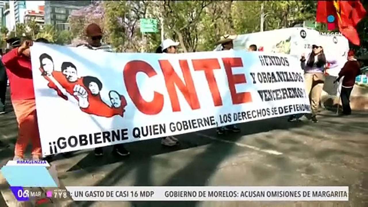 La CNTE amaga con un paro indefinido si no hay respuestas a sus demandas