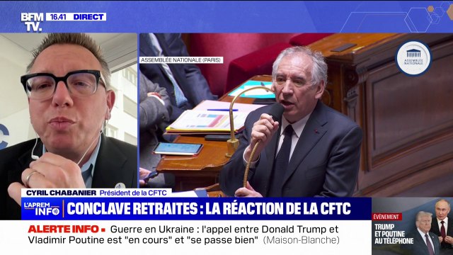 Recul de l'âge de départ à la retraite: On a d'autres sources de financement pour abaisser cet âge légal , affirme Cyril Chabanier (CFTC)
